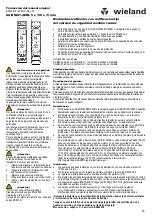 Preview for 25 page of Wieland R1.180.0010.0 Original Instructions Manual