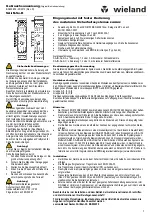 Wieland SA-IN-S-K Series Translation Of The Original Instructions preview