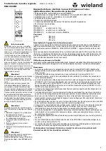 Preview for 5 page of Wieland SNA 4043KE Translation Of The Original Instructions