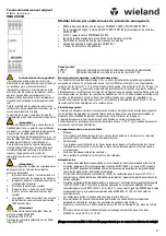 Preview for 9 page of Wieland SNO 2004K Translation Of The Original Instructions