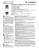 Предварительный просмотр 7 страницы Wieland SNO 4083KM Translation Of The Original Instructions