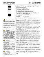 Предварительный просмотр 16 страницы Wieland SNO 4083KM Translation Of The Original Instructions