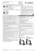 Preview for 17 page of Wieland SVM 4001K-A Operating Instruction