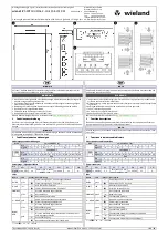 Wieland UMS 6-C-1G-4PoE-1SFP-W Installation Instructions preview