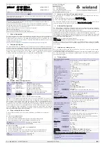 Preview for 2 page of Wieland Wienet AP 3P ETH-A Installation Instructions