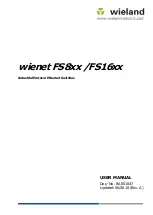 Preview for 1 page of Wieland Wienet FS 16-EI-W User Manual