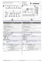 Preview for 1 page of Wieland wienet IP SWITCH UMS 8-W-M12 Instruction Manual