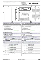 Preview for 1 page of Wieland wienet UMS 5-C-4G-1SFP-W Installation Instruction