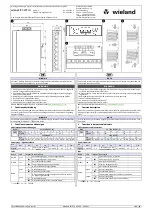 Wieland wienet UMS 8-C Installation Instruction preview