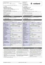 Preview for 2 page of Wieland wienet UMS 8-C Installation Instruction