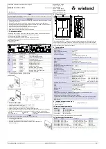 Preview for 2 page of Wieland Wienet UR5i Installation Instruction