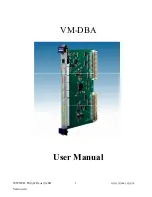 Preview for 2 page of Wiener VM-DBA User Manual