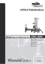 Preview for 1 page of Wienold Lifte GML /10 Operating Manual