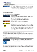 Preview for 14 page of WIESHEU Euromat 64 L Operating Instructions Manual