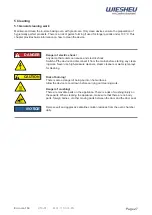 Preview for 27 page of WIESHEU Euromat 64 L Operating Instructions Manual