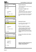 Предварительный просмотр 34 страницы WIESHEU Euromat B15 TS 300 Operating Manual