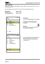 Предварительный просмотр 38 страницы WIESHEU Euromat B15 TS 300 Operating Manual