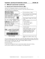 Preview for 8 page of Wigersma & Sikkema UNIGAS 300 Installation, Operating And Maintenance Manual