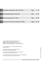 Preview for 2 page of WIKA 116.18.02 Series Operating Instructions Manual