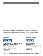 Предварительный просмотр 56 страницы WIKA 632.50 Operating Instructions Manual