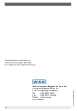 Предварительный просмотр 44 страницы WIKA 891.34.2189 Operating Instructions Manual