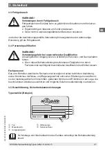 Preview for 21 page of WIKA A2G-10 Operating Instructions Manual