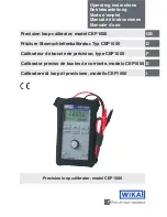 Preview for 1 page of WIKA CEP1000 Operating Instructions Manual