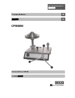 WIKA CPB 5800 Operating Instructions Manual preview