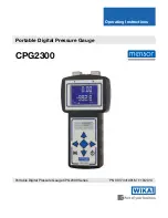 WIKA CPG2300 Series Operating Instructions Manual preview