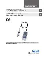 Preview for 1 page of WIKA CPH6200-S1 Operating Instructions Manual