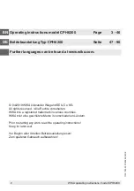 Preview for 2 page of WIKA CPH6200 Operating Instructions Manual