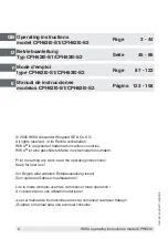 Preview for 2 page of WIKA CPH62I0-S1 Operating Instructions Manual