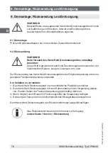 Preview for 76 page of WIKA CPH62I0-S1 Operating Instructions Manual