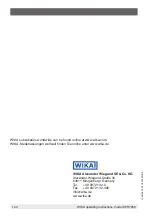 Preview for 144 page of WIKA CPH7650 Operating Instructions Manual