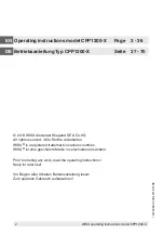 Предварительный просмотр 2 страницы WIKA CPP1200-X Operating Instructions Manual