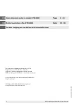 Preview for 2 page of WIKA CTD4000 Operating Instructions Manual