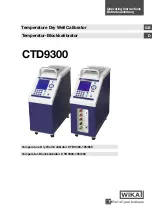 Preview for 1 page of WIKA CTD9300 Series Operating Instructions Manual