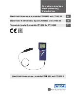 WIKA CTH6300 Operating Instructions Manual preview