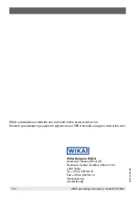 Предварительный просмотр 104 страницы WIKA CTH7000 Operating Instructions Manual