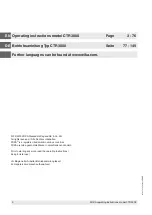 Preview for 2 page of WIKA CTR3000 Operating Instructions Manual