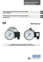 Preview for 1 page of WIKA DELTA-trans DPGT40 Operating Instructions Manual