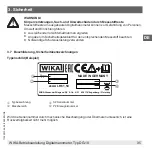 Preview for 35 page of WIKA DG-10-E Operating Instructions Manual