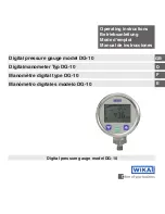 WIKA DG-10 Operating Instructions Manual preview