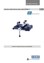 WIKA DH Budenberg CPP4000-X Operating Instructions Manual preview