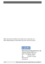 Preview for 136 page of WIKA DI32-1 Operating Instructions Manual