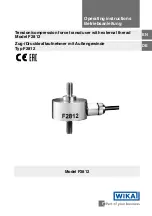 WIKA F2812 Operating Instructions Manual предпросмотр