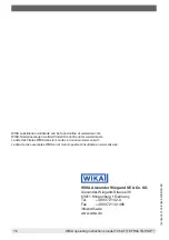 Preview for 76 page of WIKA GAYESCO TEFRACTO-PAD TC59-T Operating Instructions Manual