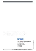 Preview for 92 page of WIKA GDM-100-TA Operating Instructions Manual