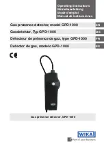 Preview for 1 page of WIKA GPD-1000 Operating Instructions Manual