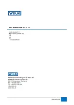 Preview for 9 page of WIKA IBF1 Installation Operating & Maintenance Manual